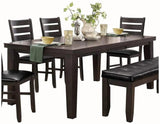 Ameillia Transitional Dining Extension Table in Dark Gray Color by Homelegance Furniture Homelegance Furniture
