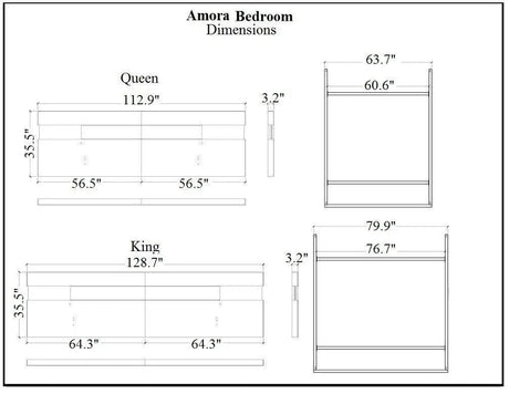 Amora Premium Bedroom Set | J&M