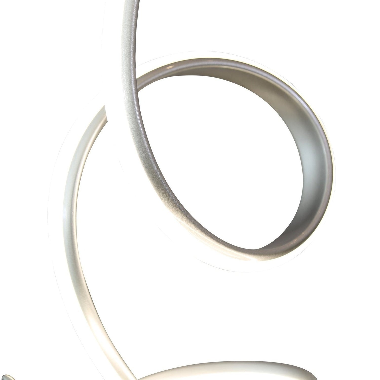 Amsterdam Silver Table Lamp // Led Strip & Touch Dimmer | Finesse | Home Elegance USA