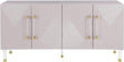 Anastasia Sideboard / Buffet in Pink Lacquer by Meridian Furniture Meridian Furniture