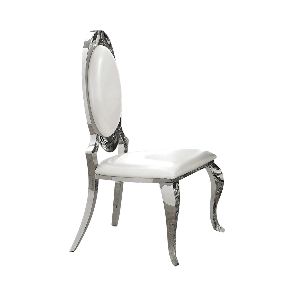 Antoine 5-Piece Rectangular Dining Set By Coaster Furniture - Chrome - Home Elegance USA