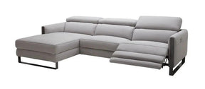 Antonio Motion Sectional In Matte Grey Finish Color | J&M