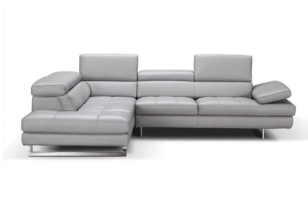 Aurora Leather Sectional | J&M | Home Elegance USA