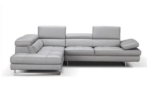 Aurora Leather Sectional | J&M