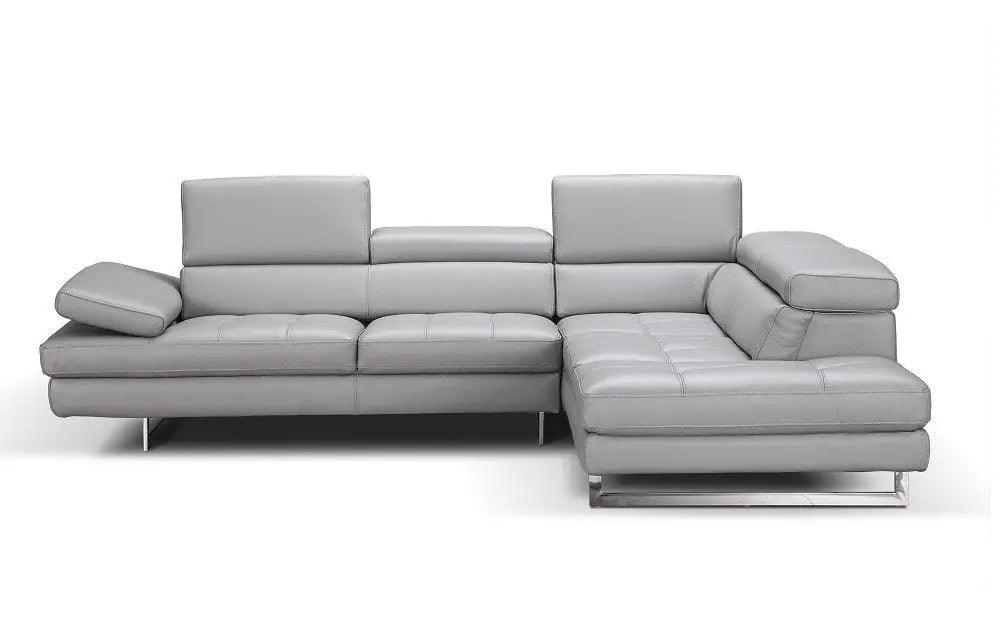 Aurora Leather Sectional | J&M | Home Elegance USA