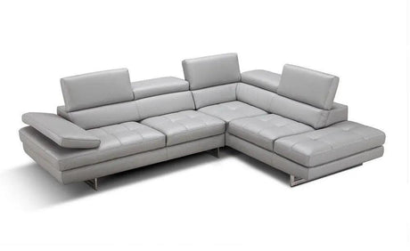 Aurora Leather Sectional | J&M