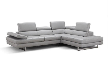 Aurora Leather Sectional | J&M