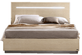 Ambra Legno King Bed In Ivory - Ambrabedks | ESF