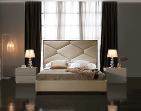 Martina 3 Piece King Storage Bedroom Set In Beige - Martinabedks-M152 | ESF
