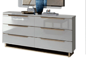 Smart Double Dresser In White - Smartdresser | ESF