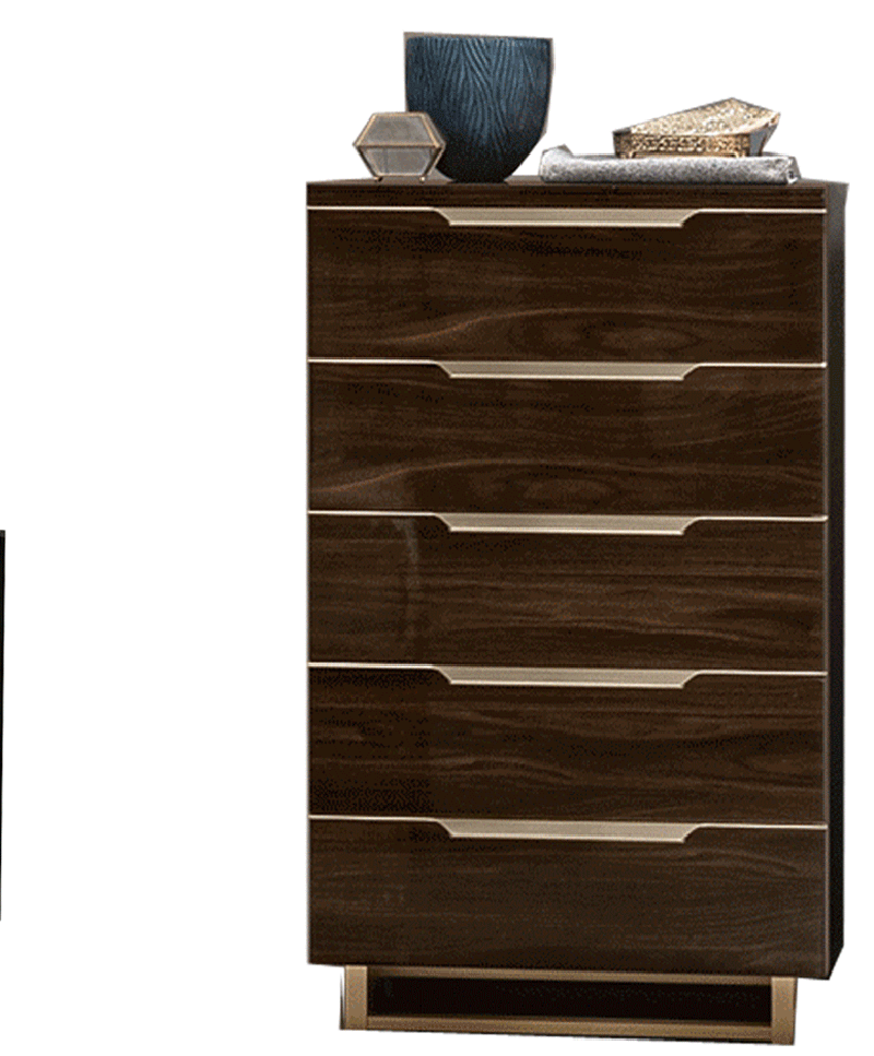 Esf Furniture - Smart Chest In Walnut - Smartchestwalnut