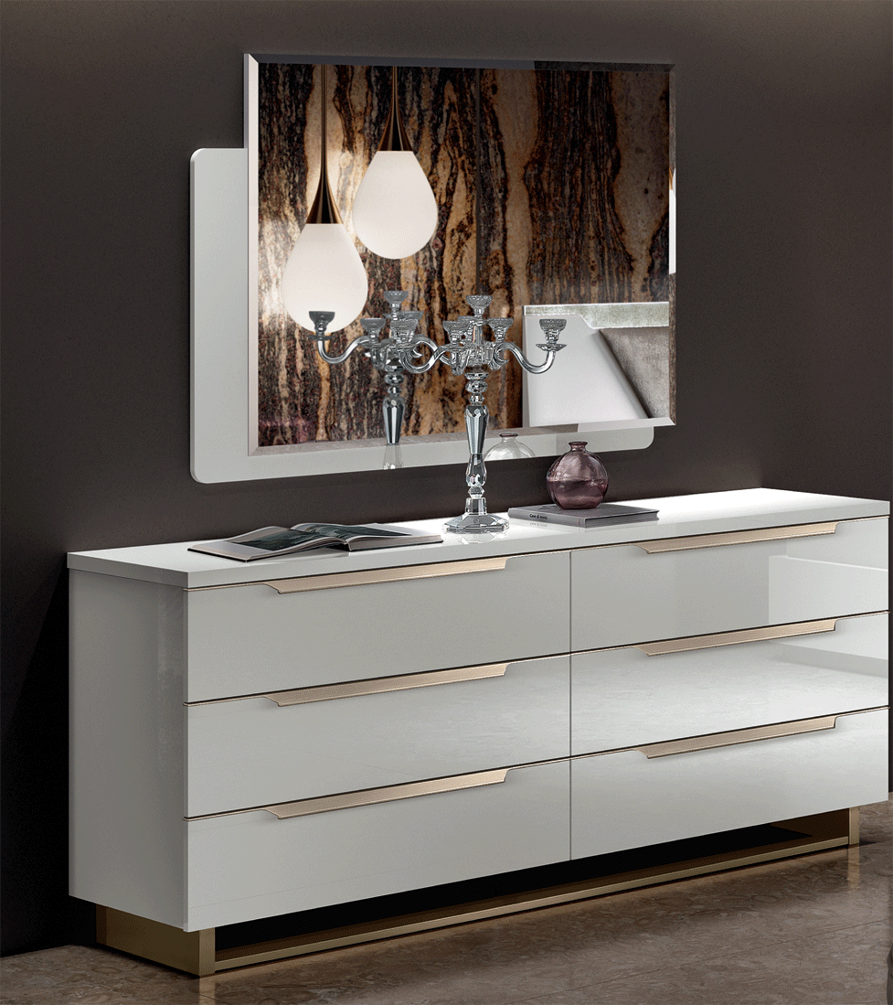 Esf Furniture - Smart Double Dresser In White - Smartdresser