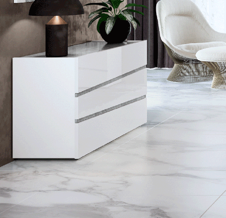 Camelgroup Italy Alba Single Dresser In White - Albasingledresser | ESF | Home Elegance USA