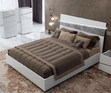 Camelgroup Italy Alba 5 Piece King Bedroom Set In White - Albaks - 5Set | ESF | Home Elegance USA