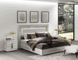 Carrara 3 Piece Queen Bedroom Set In Grey - Carrarabedqsgrey-3Set | ESF