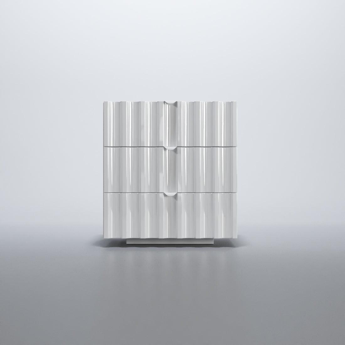 Esf Furniture - Orion Nightstand In White - Orionns