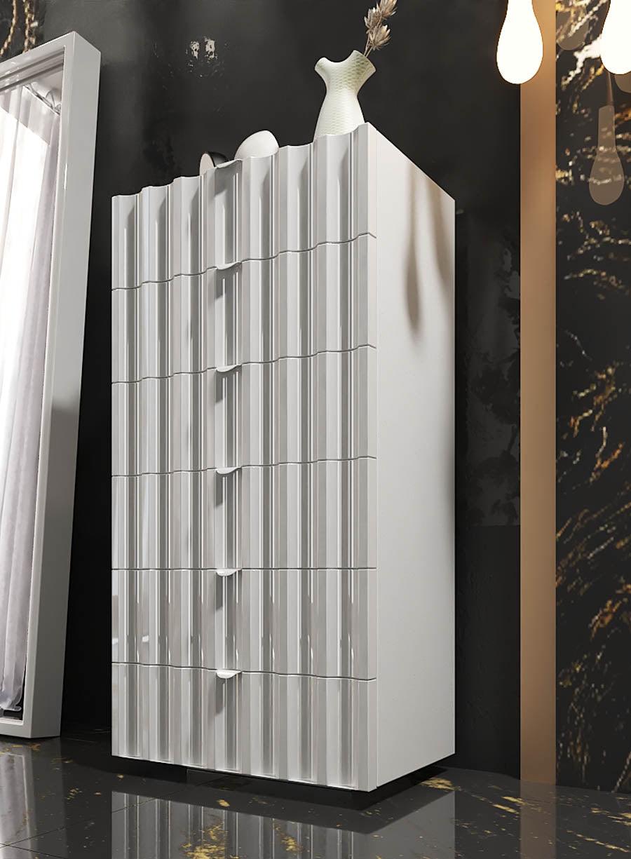 Esf Furniture - Orion Chest In White - Orionchest