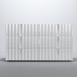 Esf Furniture - Orion Double Dresser In White - Orionddresser