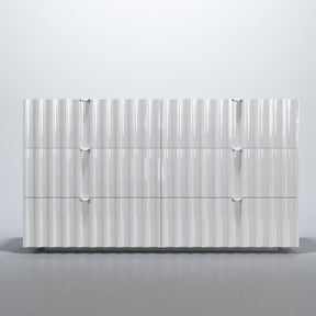 Orion Double Dresser in White – Modern Bedroom Storage by ESF Furniture