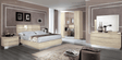 Camelgroup Italy Legno 5 Piece King Bedroom Set Ivory - Platinumksbeige-5Set | ESF