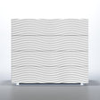 Wave Single Dresser with Light in White (Shiny) – Modern Bedroom Storage by ESF Furniture