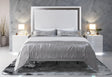 Franco Spain Wave 3 Piece Queen Bedroom Set In White - Waveqsbedehite-3Set | ESF