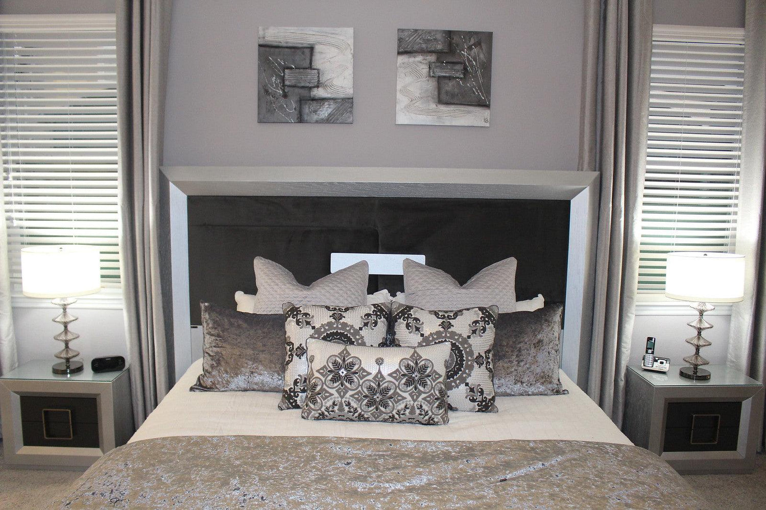 Esf Furniture - Enzo Queen Size Bed - Enzobedqs