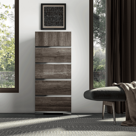 Status Italy Kamea Chest In Vintage Oak - Kameachest | ESF