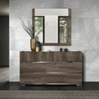 Status Italy Kamea Dresser With Mirror In Vintage Oak - Kameadresser-M | ESF