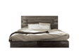 Status Italy Kamea King Size Bed In Vintage Oak - Kameaks | ESF