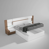 Esf Furniture - Mar 3 Piece Eastern King Storage Bedroom Set In Natural - Marbedksstorage-3Set