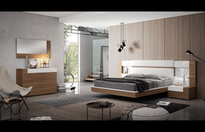 Mar 6 Piece Eastern King Bedroom Set In Natural - Marbedks-6Set | ESF