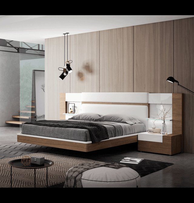 Esf Furniture - Mar 3 Piece Queen Storage Bedroom Set In Natural - Marbedqsstorage-3Set