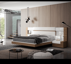 Mar 3 Piece Eastern King Storage Bedroom Set In Natural - Marbedksstorage-3Set | ESF