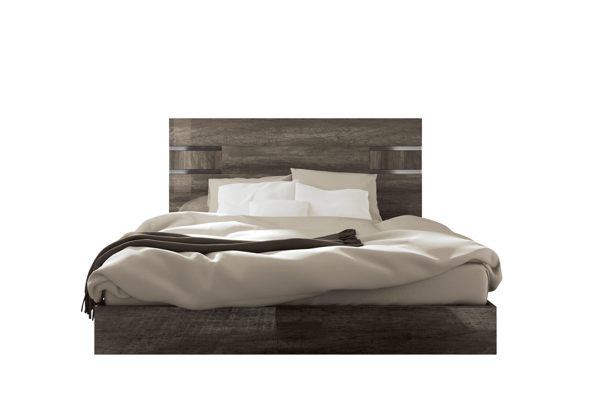Esf Furniture - Medea 3 Piece Queen Bedroom Set In Vintage Oak - Medeaqs-3Set
