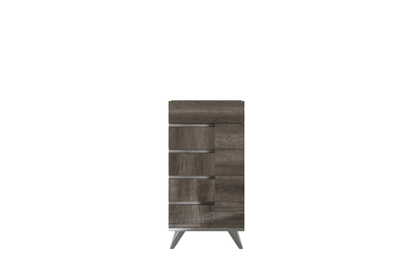 Medea 6 Piece Queen Bedroom Set In Vintage Oak - Medeaqs-6Set | ESF