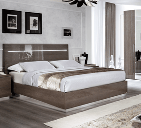 Platinum Legno Queen Size Bed In Silver Birch - Platinumbedqslegno | ESF