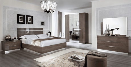 Platinum Legno King Size Bed In Silver Birch - Platinumbedkslegno | ESF