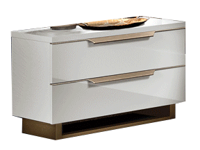 Smart 6 Piece Queen Bedroom Set In White - Smartqsbed-6Set | ESF