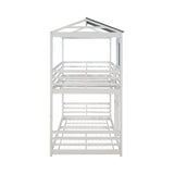 Belton House-Themed Twin Over Twin Bunk Bed White By Coaster Furniture - Home Elegance USA