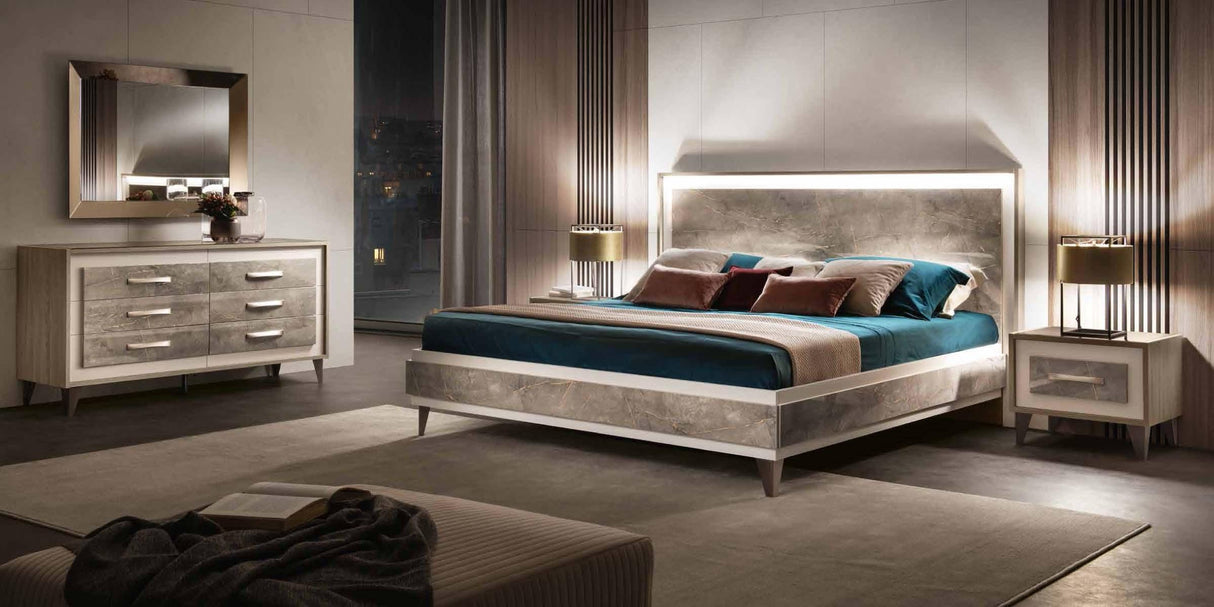 Arredoclassic Italy Arredoambra Double Dresser With Mirror - Arredoambraddresser - M | ESF | Home Elegance USA