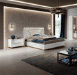 Smart 3 Piece King Bedroom Set In White - Smartksbed-3Set | ESF