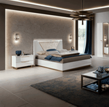 Esf Furniture - Smart 3 Piece King Bedroom Set In White - Smartksbed-3Set