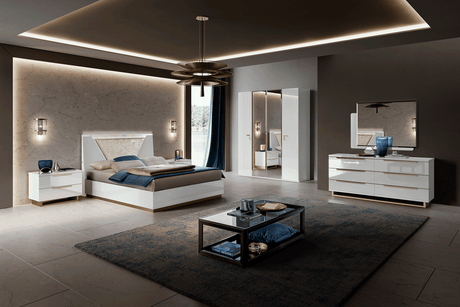 Smart King Size Bed In White - Smartksbed | ESF