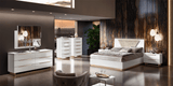 Esf Furniture - Smart 6 Piece King Bedroom Set In White - Smartksbed-6Set