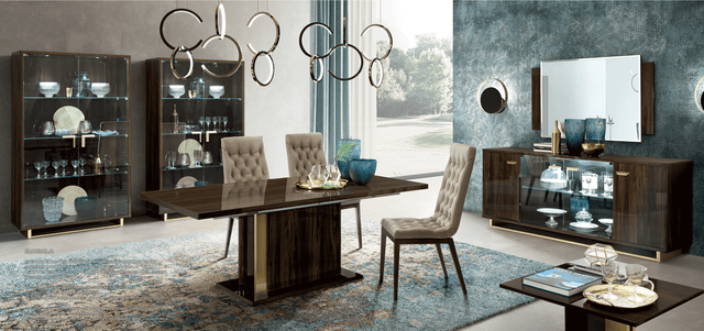 Esf Furniture - Volare 10 Piece Dining Room Set - Volare-10Set- 6Chair