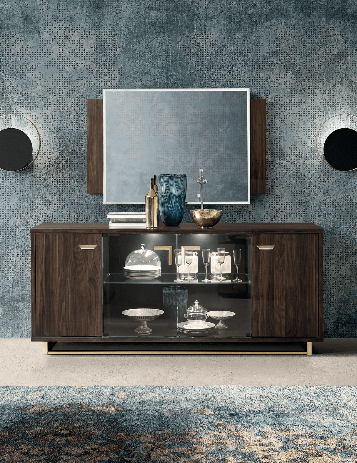 Esf Furniture - Volare 4 Door Buffet - Volarebuffet