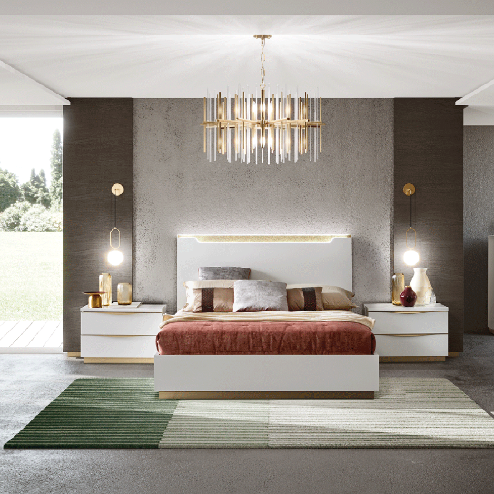 Esf Furniture - Kharma 3 Piece Queen Bedroom Set - Kharmaqs-3Set