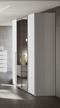 Kharma 4 Door Wardrobe In White Glossy - Kharma4Doorwd | ESF