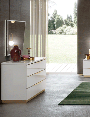 Kharma Single Dresser With Mirror - Kharmasdr-Mr | ESF